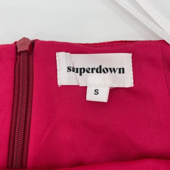 Womens Super down Red Velvet Skirt - Picture 3 of 6